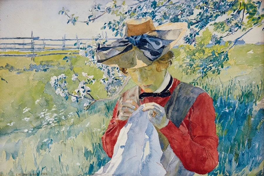 Sotto i meli in fiore, 1902